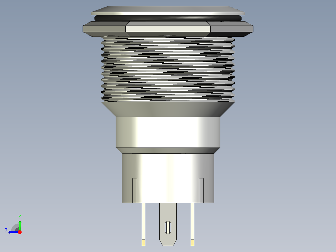 vandalism-push-button-vandalismustaster-rgb-22mm-11右视图