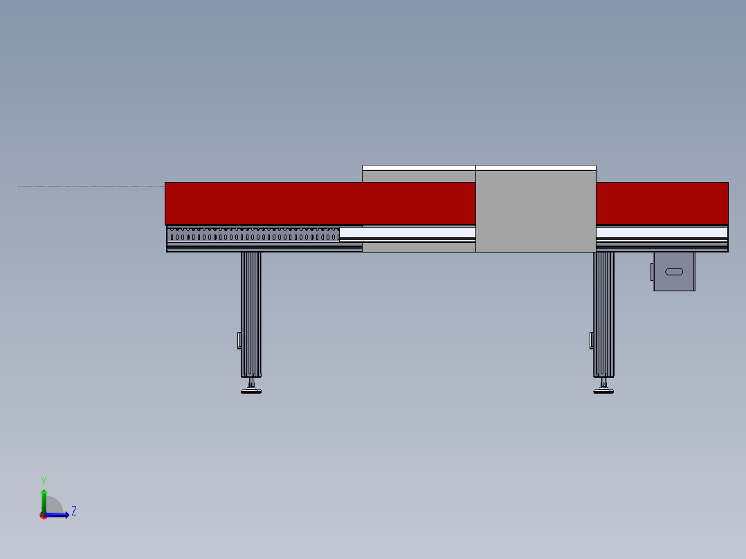 料包清刷机上下左视图