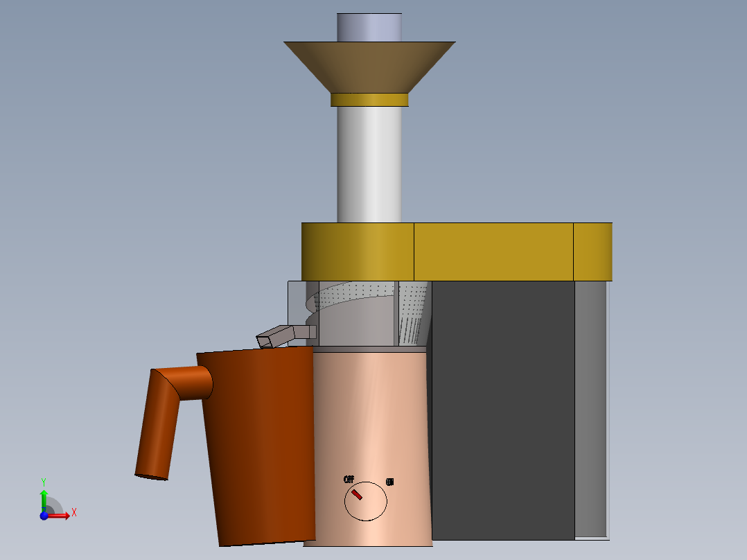 榨汁机2-12前视图