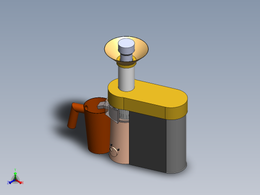 榨汁机2-12正等轴测缩略图
