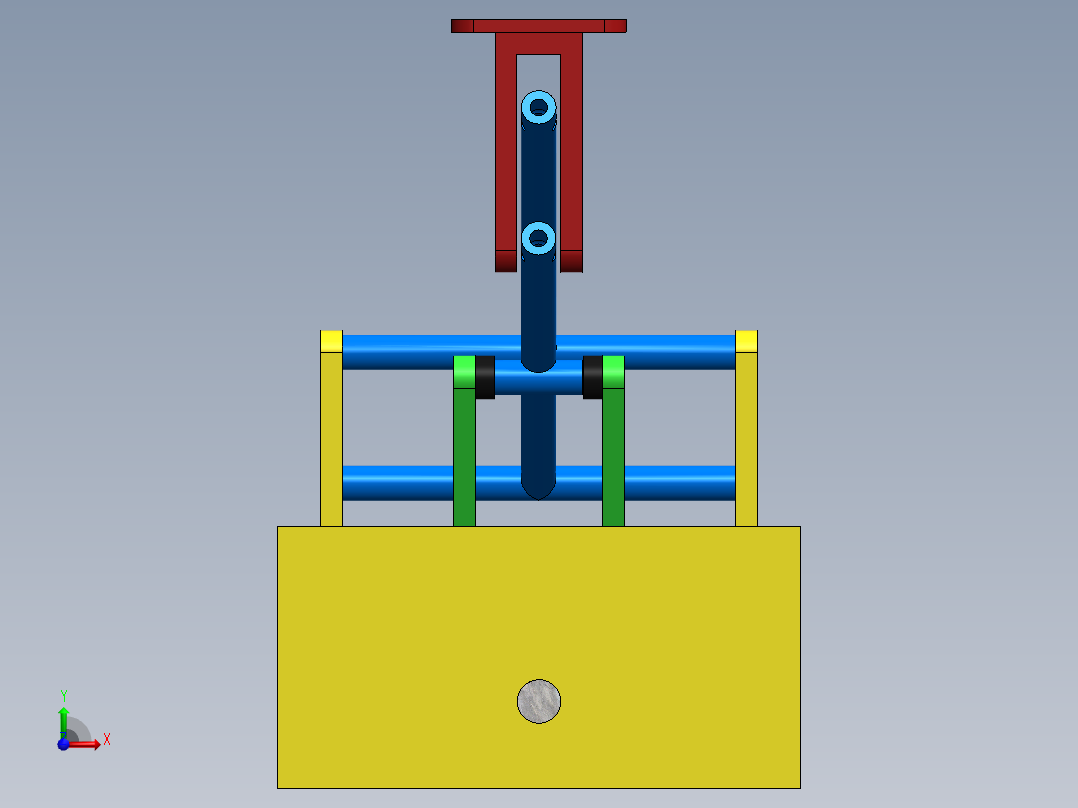 螺旋千斤顶机构设计前视图