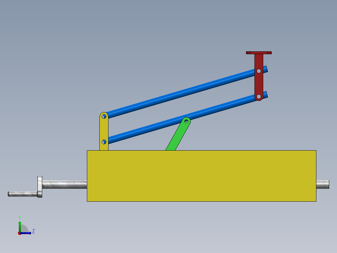 螺旋千斤顶机构设计左视图