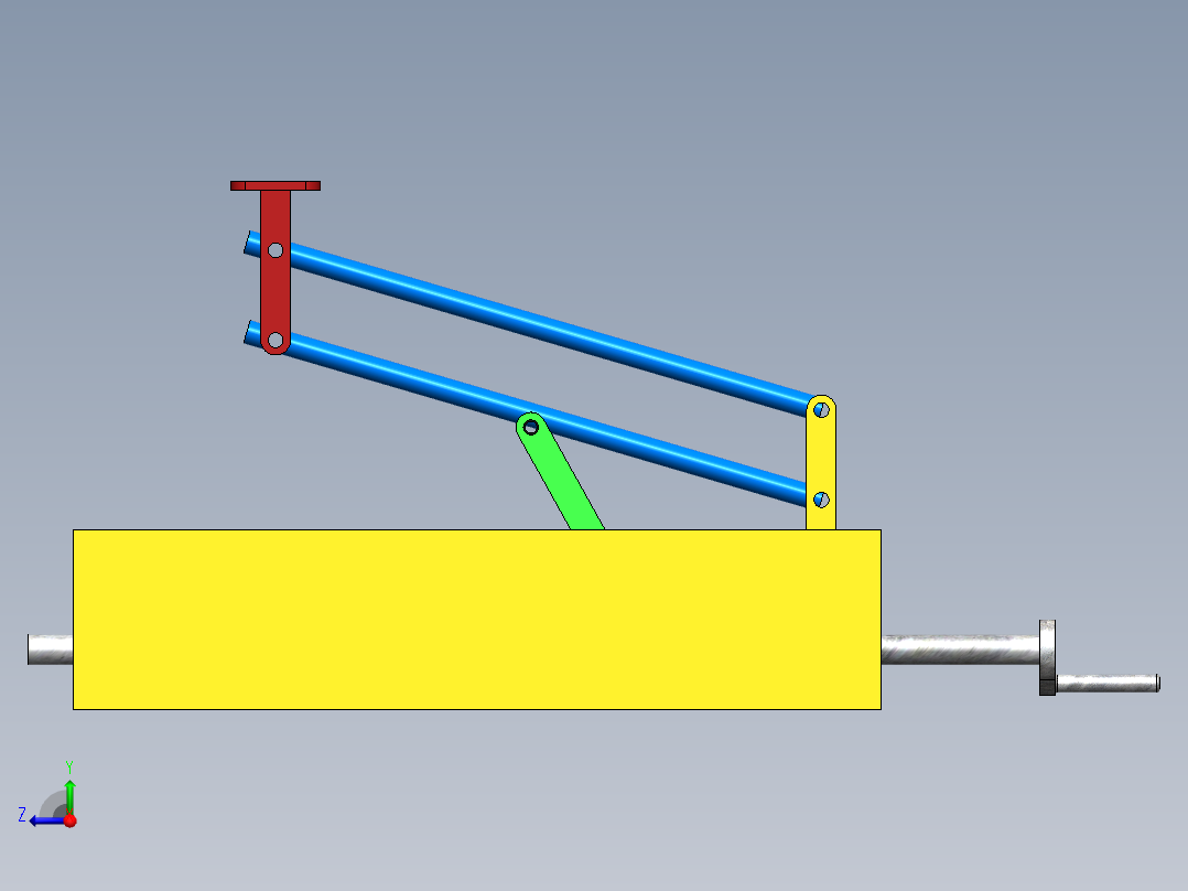 螺旋千斤顶机构设计右视图