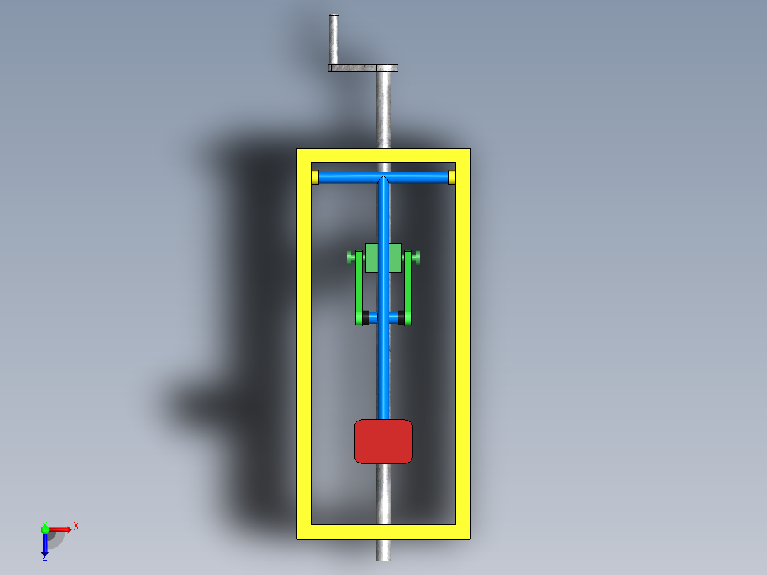 螺旋千斤顶机构设计俯视图