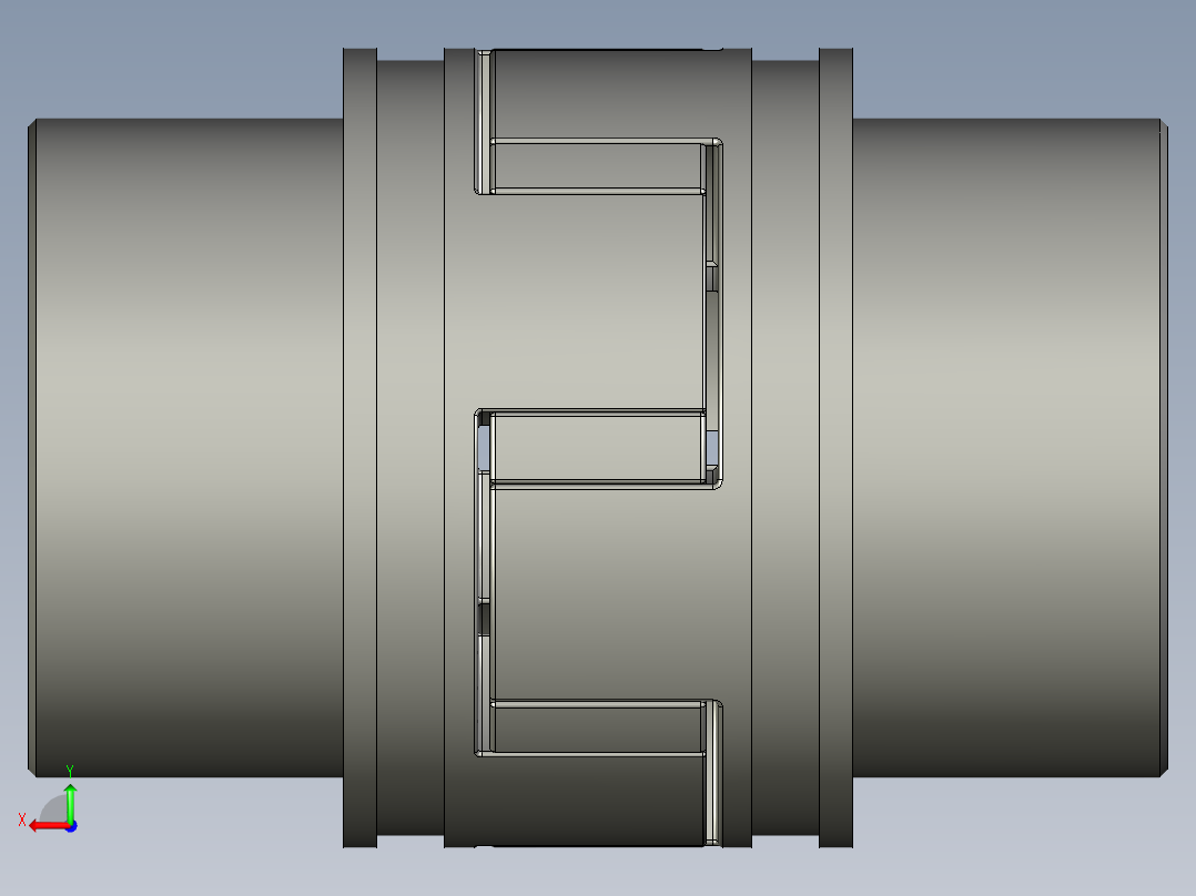 ZDSB-02-14LYXL联轴器LYXL4后视图