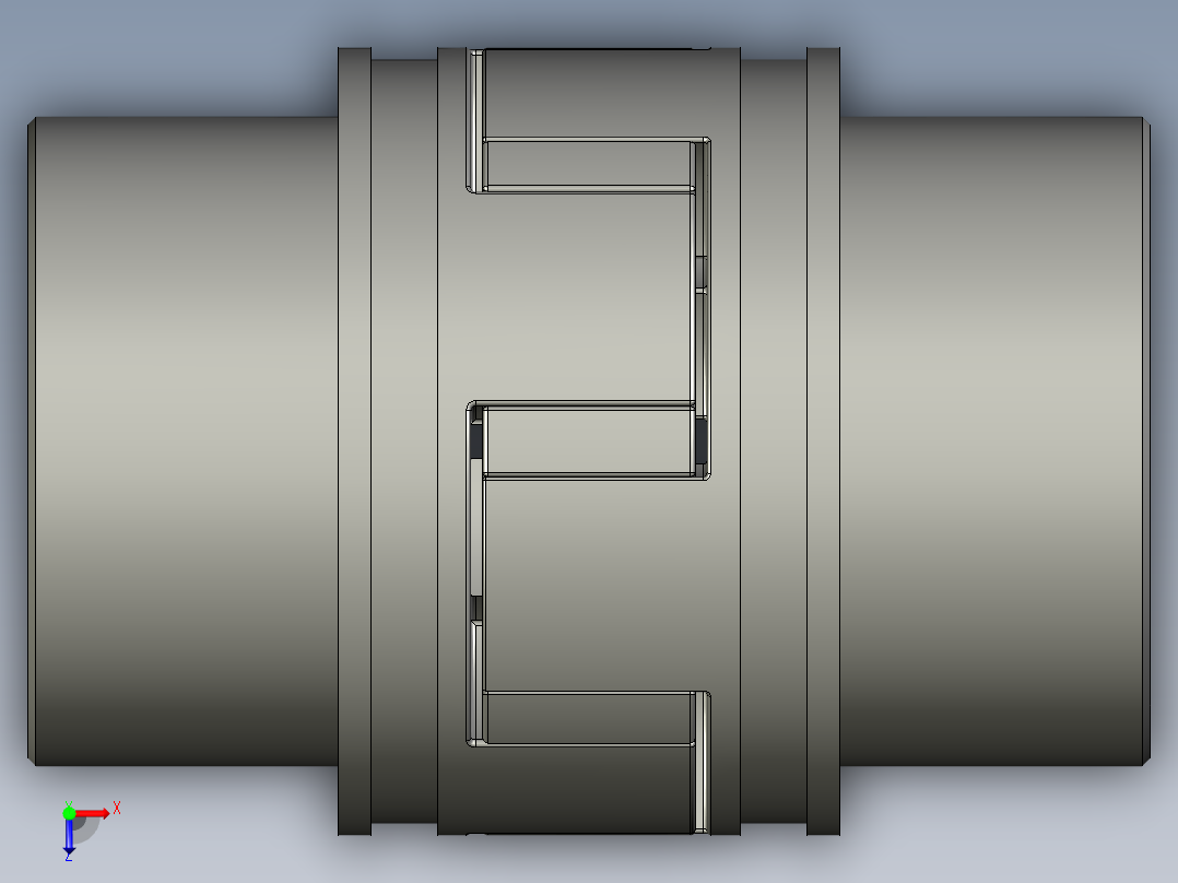 ZDSB-02-14LYXL联轴器LYXL4俯视图