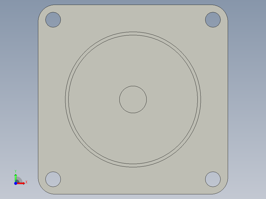 X雷塞57CM23-SZ-76步进电机前视图