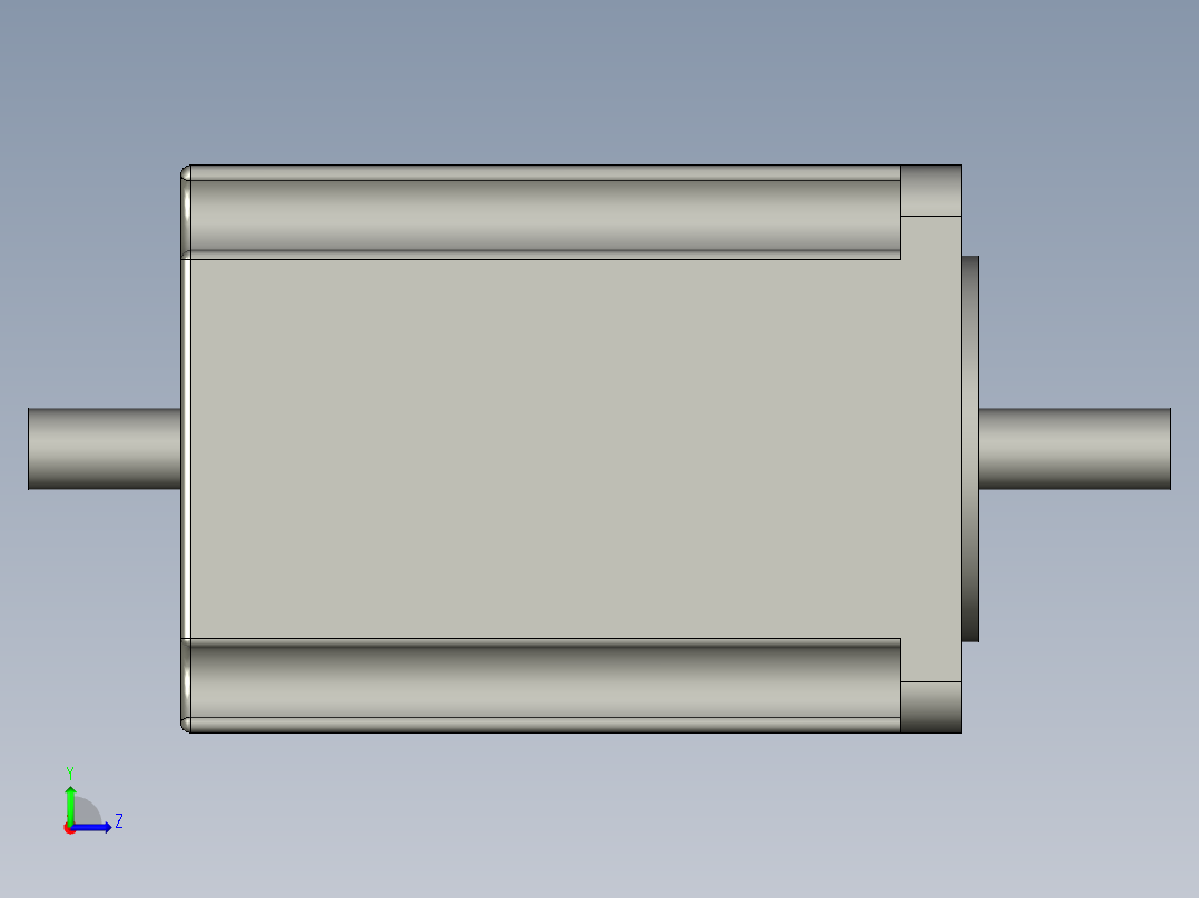 X雷塞57CM23-SZ-76步进电机左视图