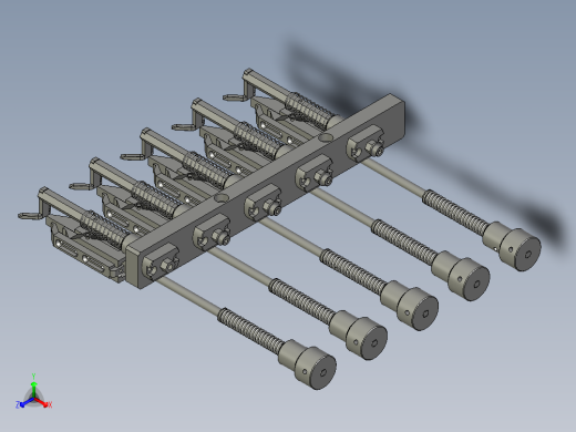 XMGCRRB0202-C4-000退扣组件正等轴测缩略图