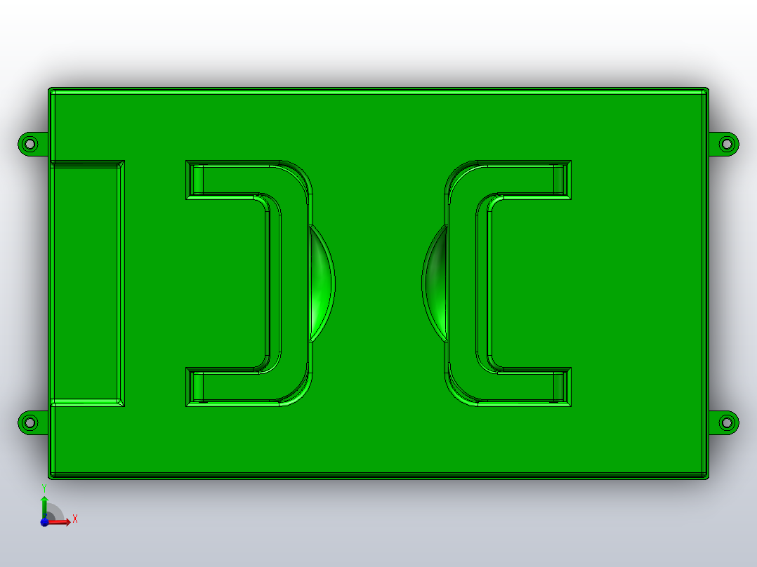 塑料电池盒48V20A塑料组件前视图