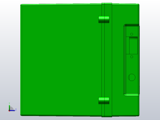 塑料电池盒48V20A塑料组件左视缩略图