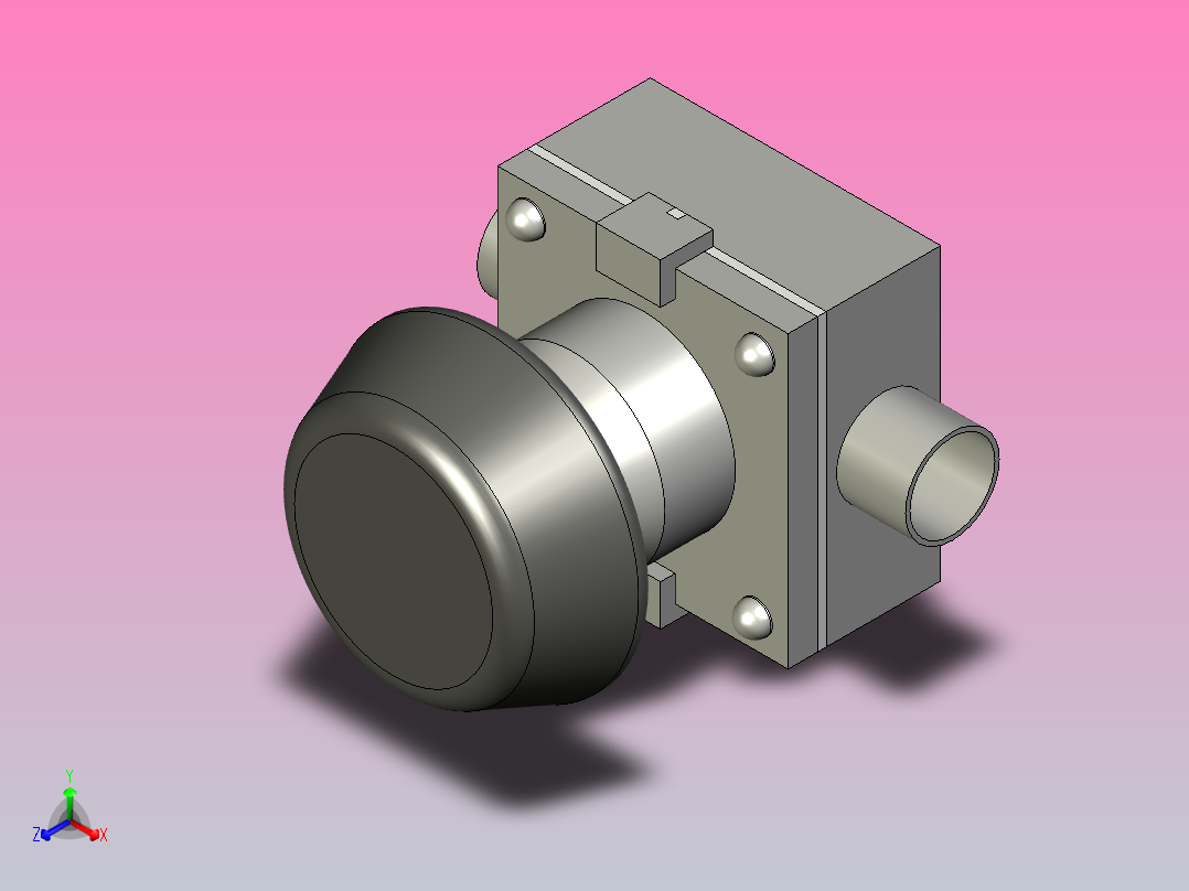 焊接手动隔膜阀Ф32主视图