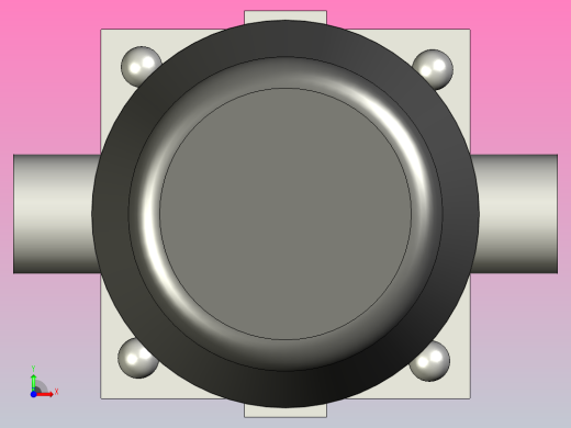 焊接手动隔膜阀Ф32前视缩略图
