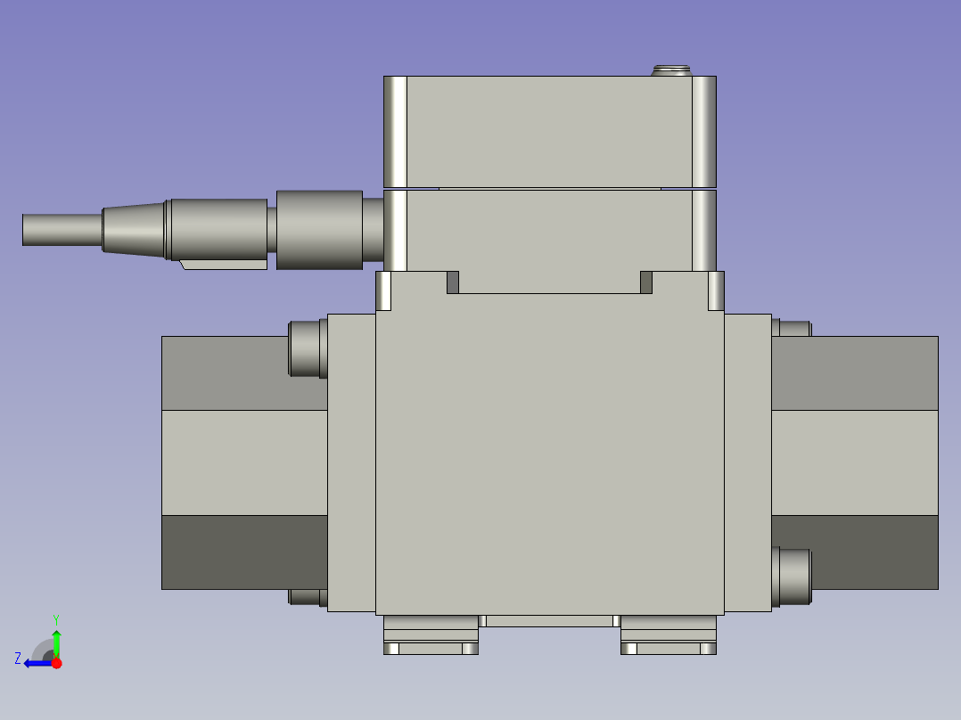 水流量计-PF3W740-04-A-MR(0)右视图