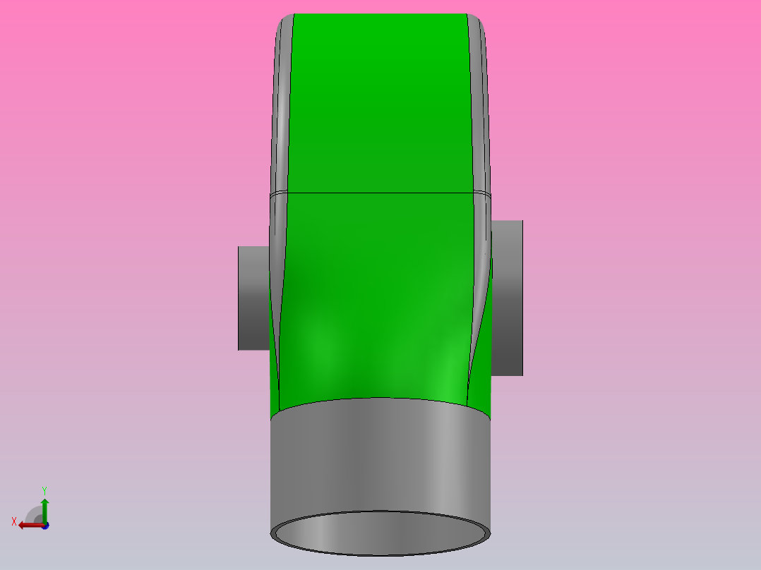 空气涡轮后视图