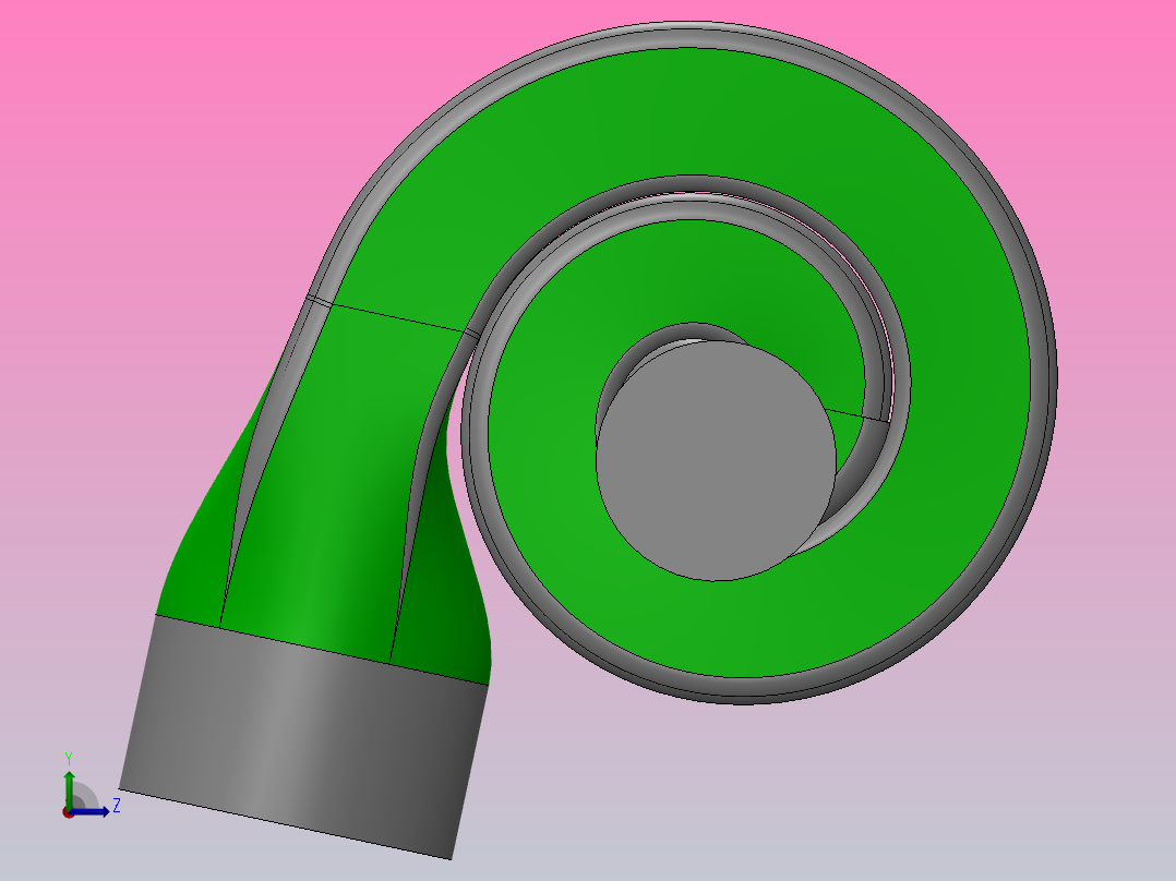 空气涡轮左视图