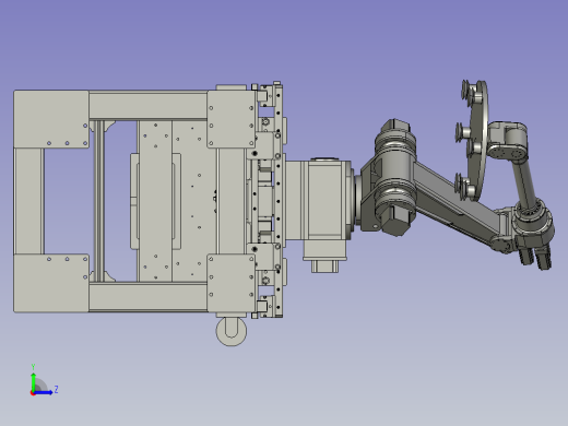 带有吸盘的搬运机器人左视缩略图