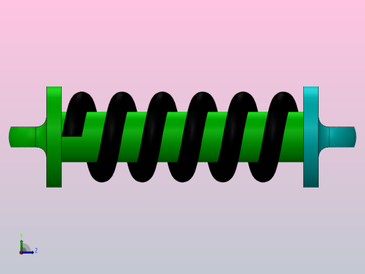 冲击和弹簧左视缩略图