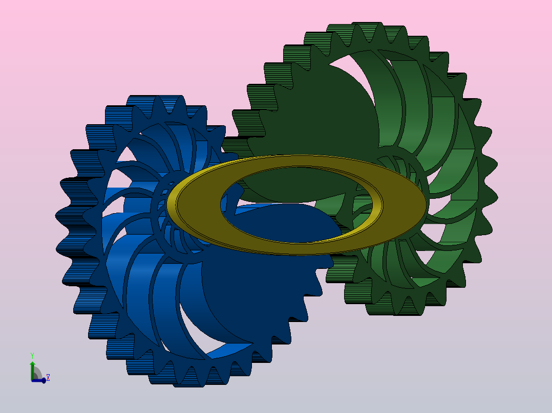 鹦鹉螺齿轮主视图
