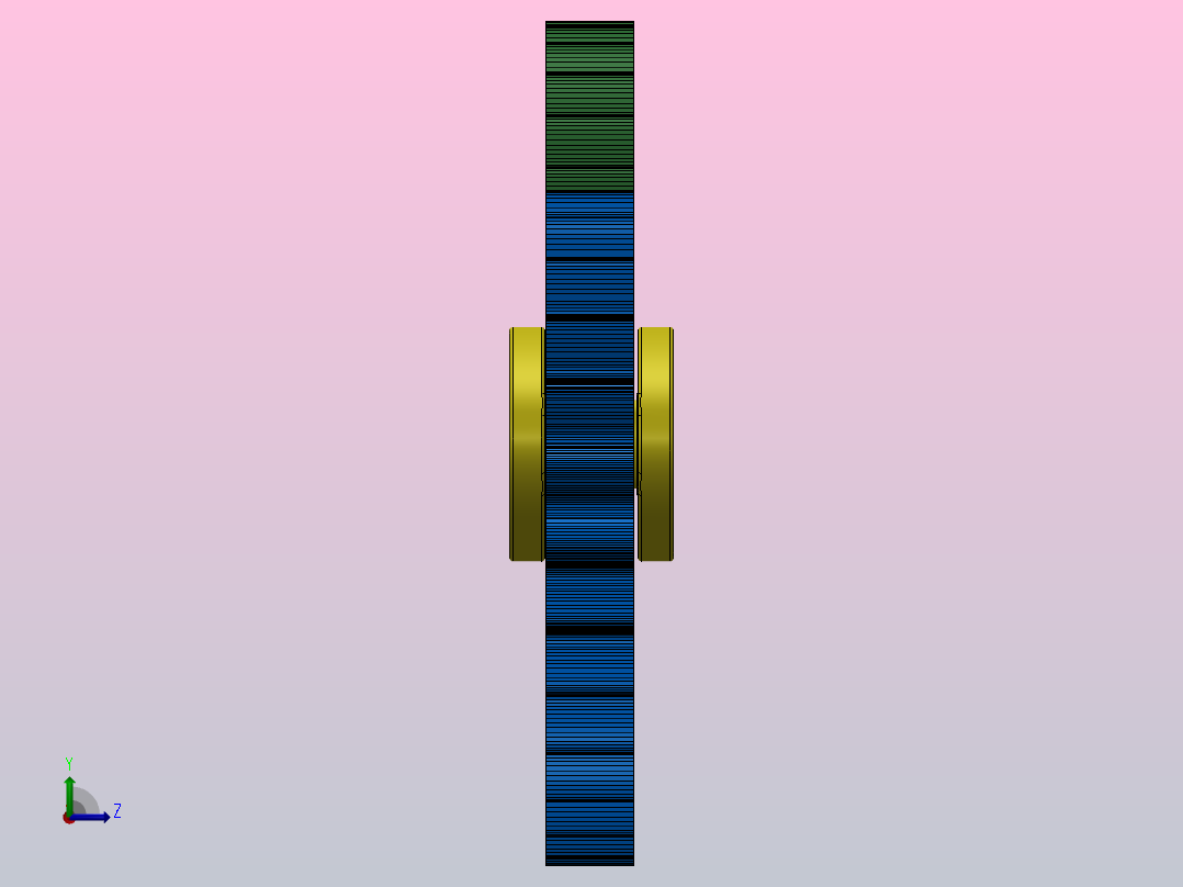 鹦鹉螺齿轮左视图