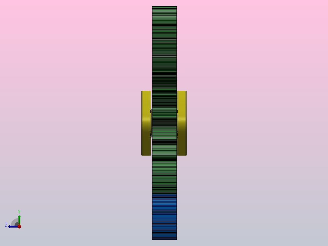 鹦鹉螺齿轮右视图