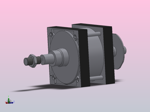 SIJ双轴复动行程可调型气缸SIJ320×800-S-CS1U1