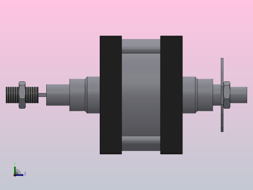 SIJ双轴复动行程可调型气缸SIJ320×800-S-CS1U1左视缩略图