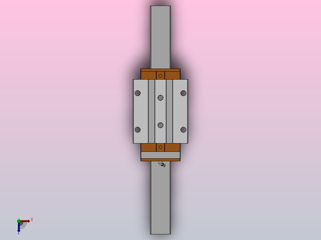 MSR-E╱LE直线导轨[MSR45LE1T500Z0CI＋E2╱RC]俯视图