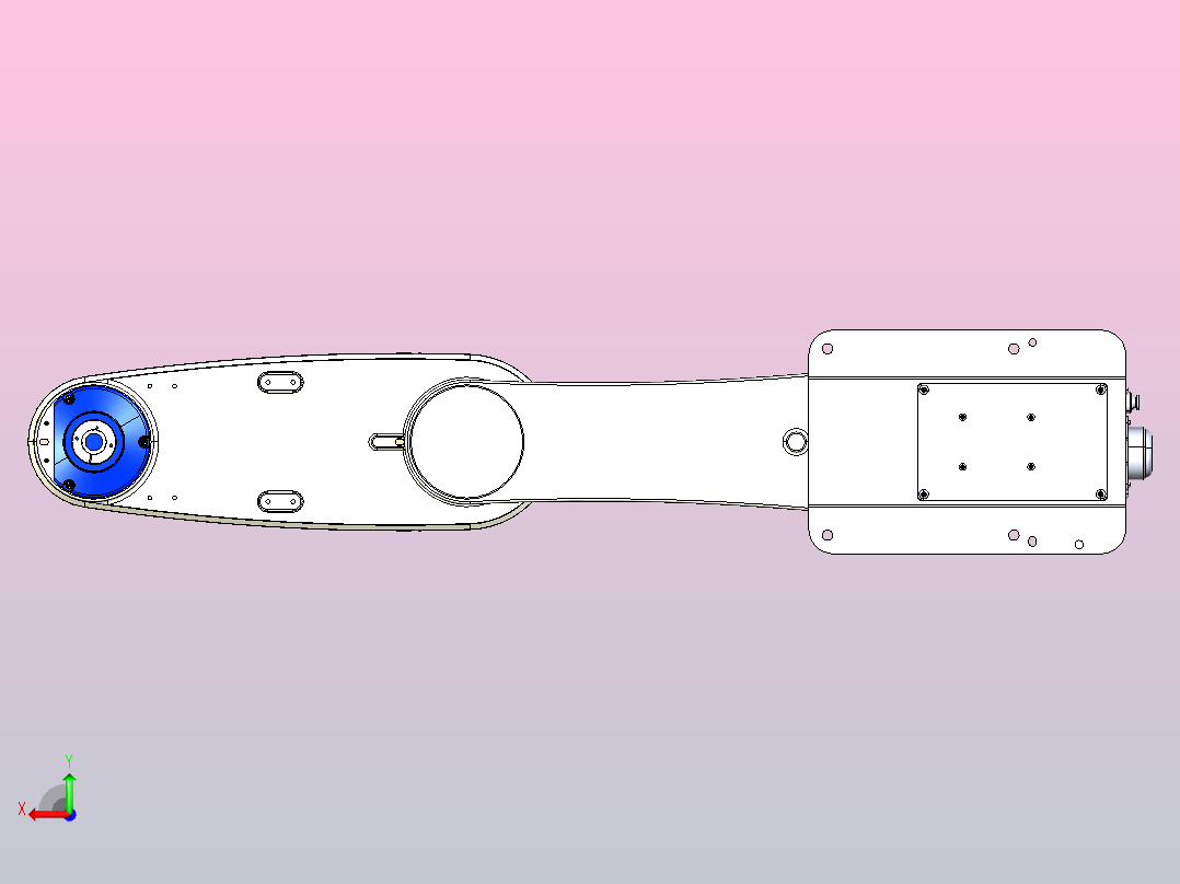 机器人SR6-3D图后视图