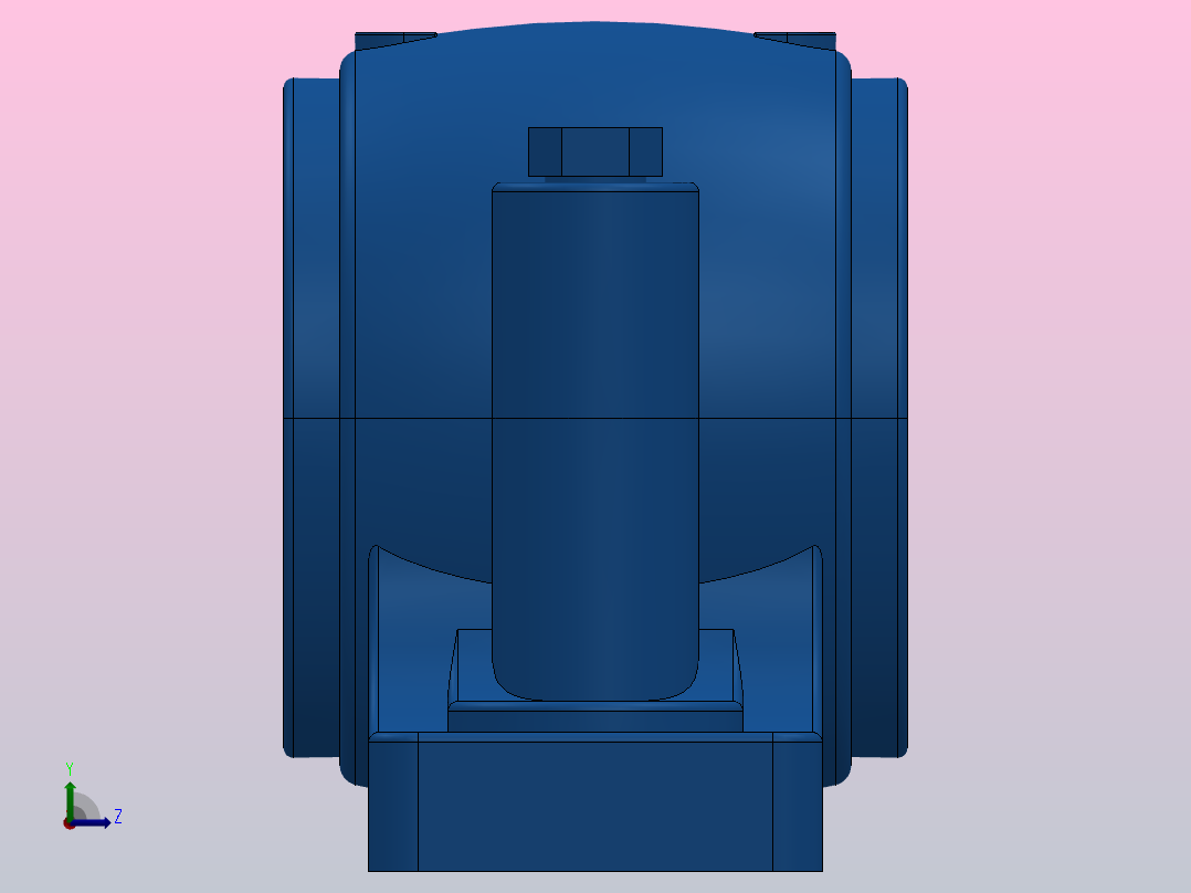 SN500系列[SN513-SSN513]轴承左视图