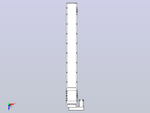 滚珠丝杠直线轴内置导轨TPA-GCR-170-2510C-L1300-ML-M75-N3俯视缩略图