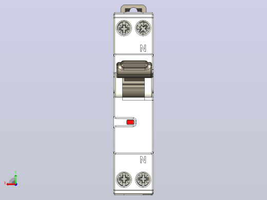 NB5-40N&amp;小型断路器三维模型202307后视缩略图