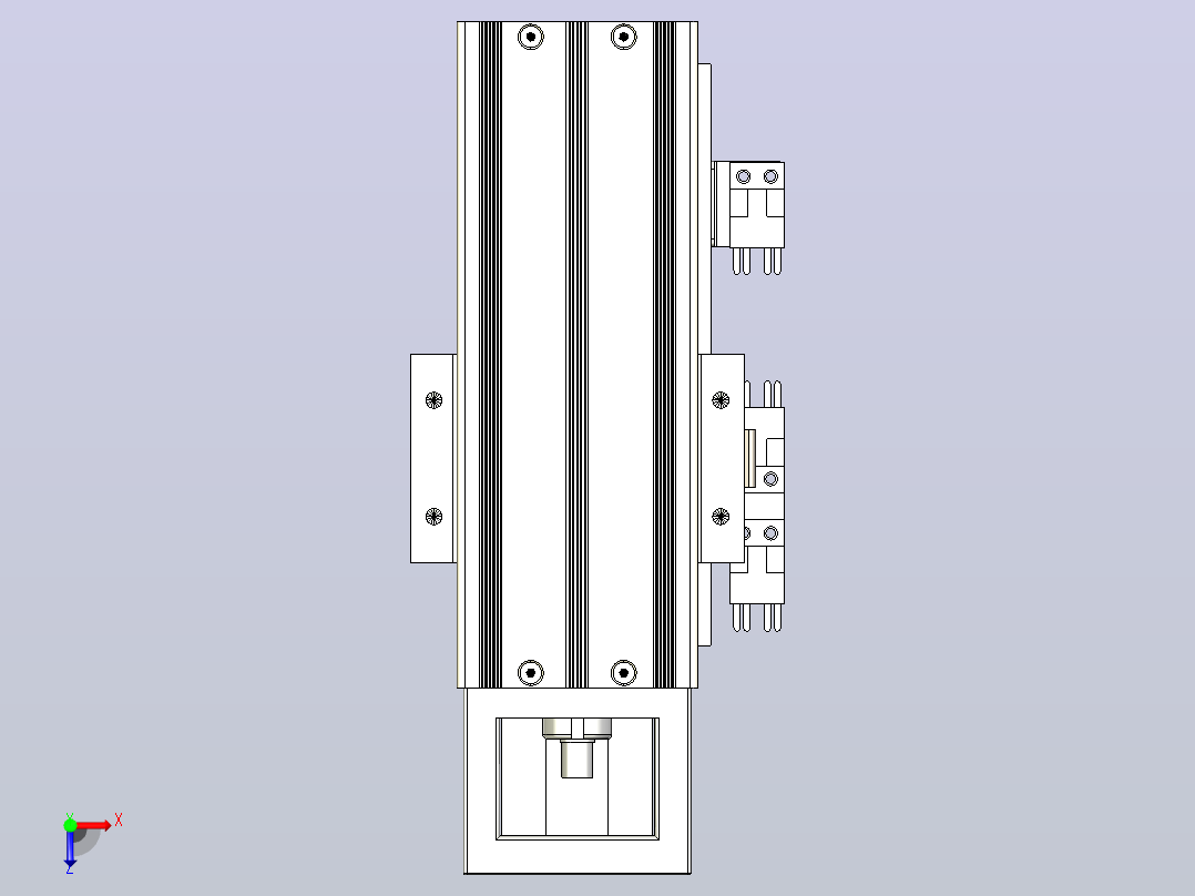 KK60-150A1-F0C模组 标准A1滑座 KK60-A1-F0C 替换上银俯视图