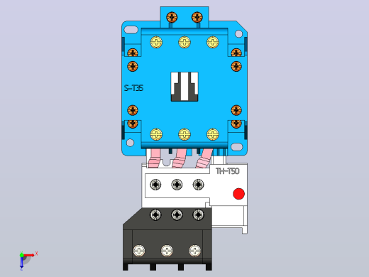 接触器S-T35 +热继电器TH-T50三菱电机俯视缩略图