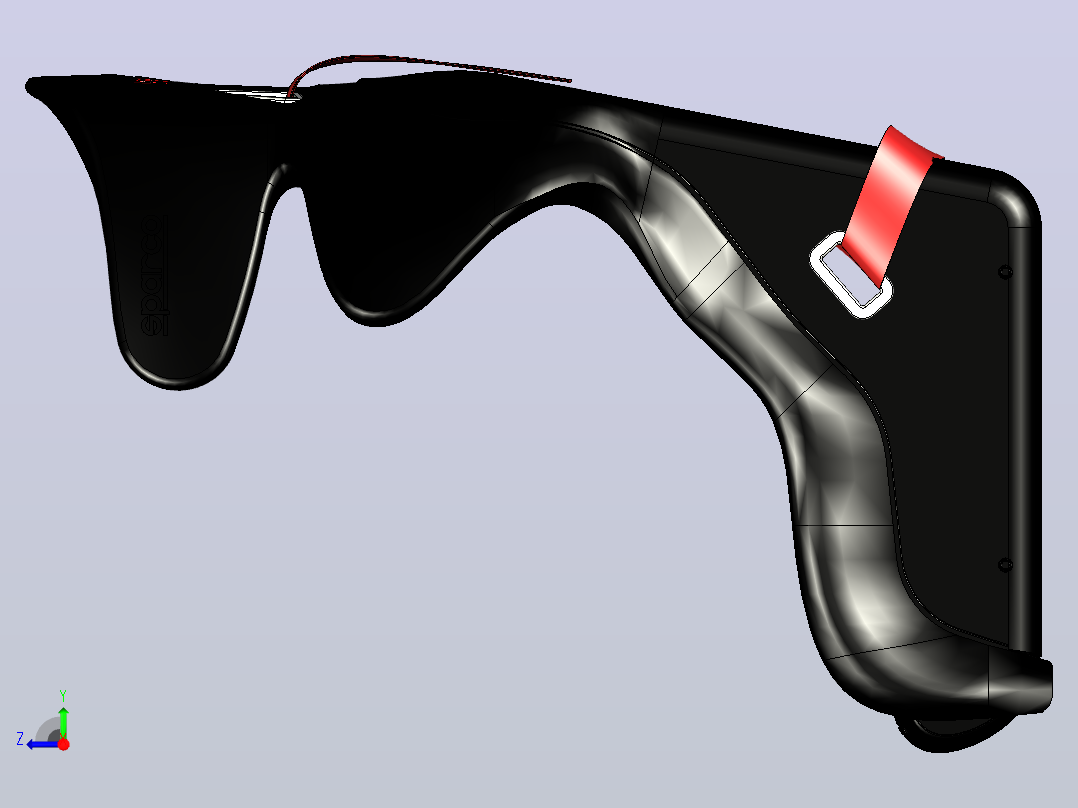 Sparco Pro Adv赛车座椅右视图