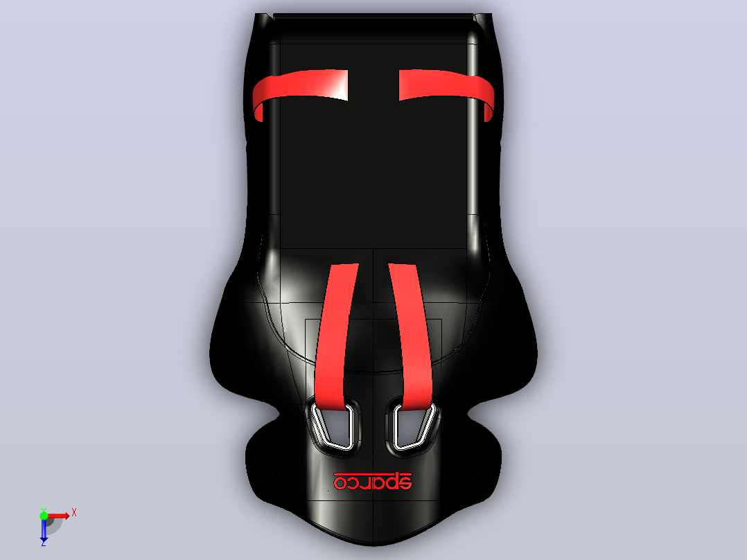 Sparco Pro Adv赛车座椅俯视图