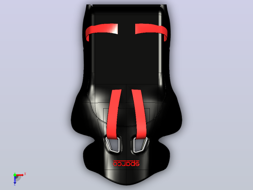 Sparco Pro Adv赛车座椅俯视缩略图