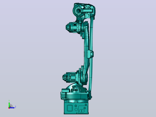 YASKAWA MOTOMAN GP12三维模型图纸左视缩略图