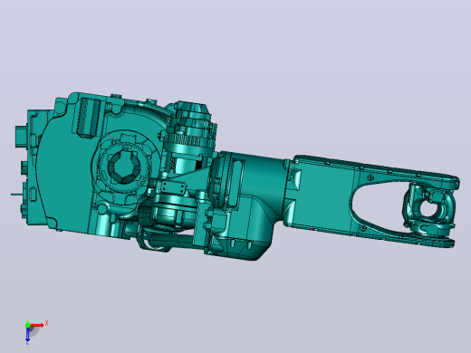 YASKAWA MOTOMAN GP12三维模型图纸俯视缩略图