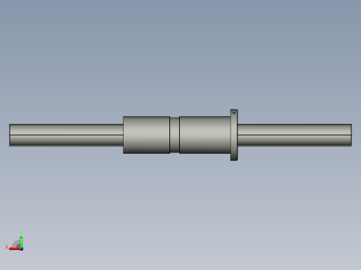 DKFZD6320-6滚珠丝杆3D模型后视缩略图