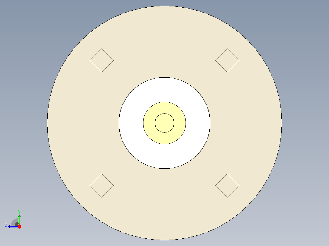 11 GHz TNC同轴隔板垂直PCB连接器右视图