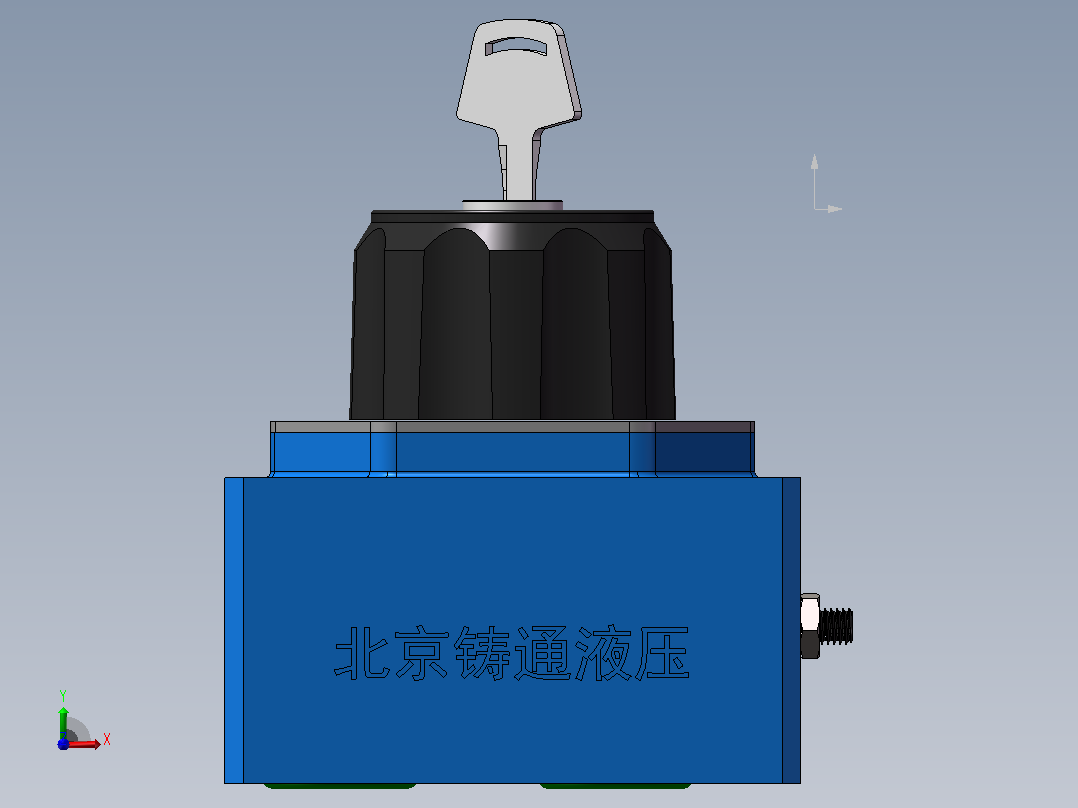 2FRM10 二通流量控制阀前视图