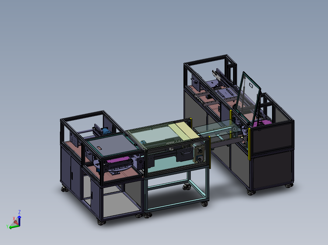 精细化后的自动化生产线 