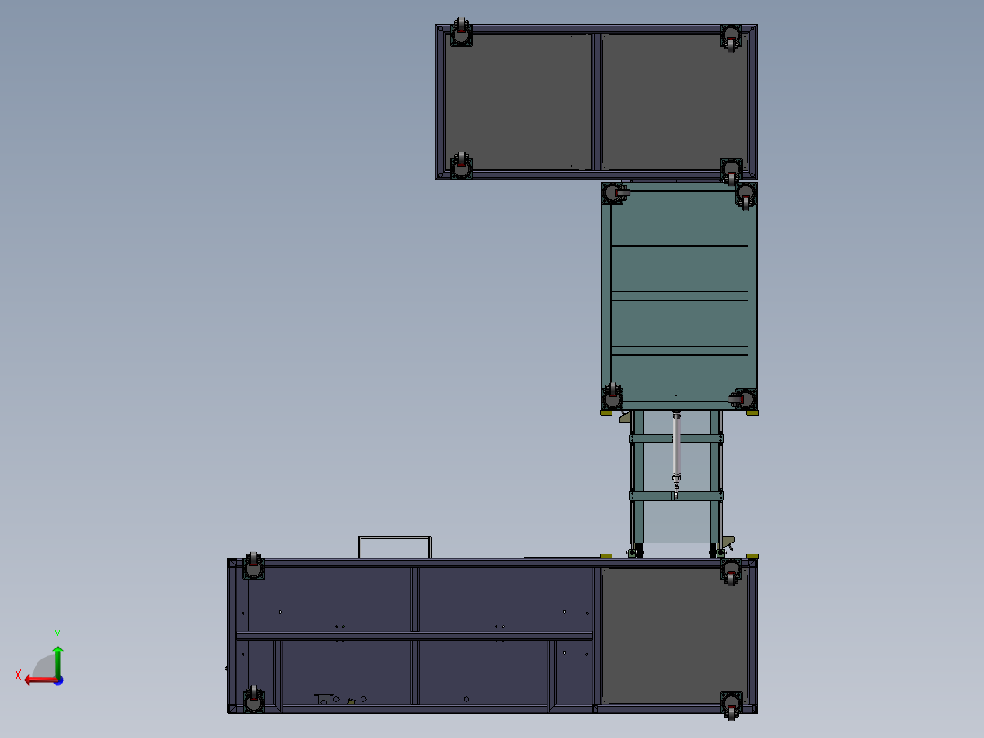 精细化后的自动化生产线 后视图