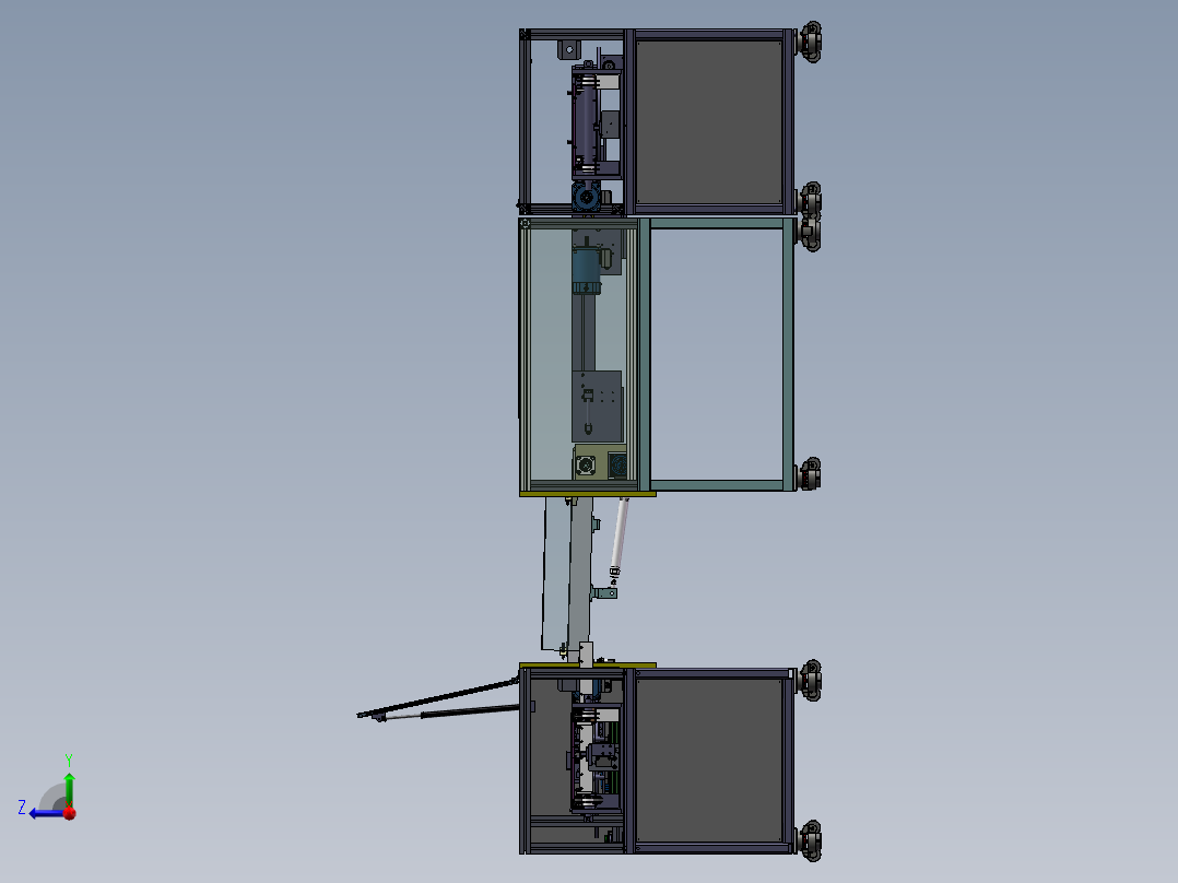 精细化后的自动化生产线 右视图