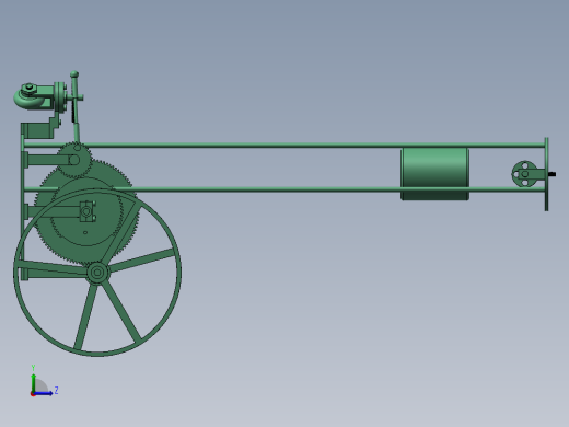 8字无碳小车设计技术说明模拟仿真三维模型素材左视缩略图
