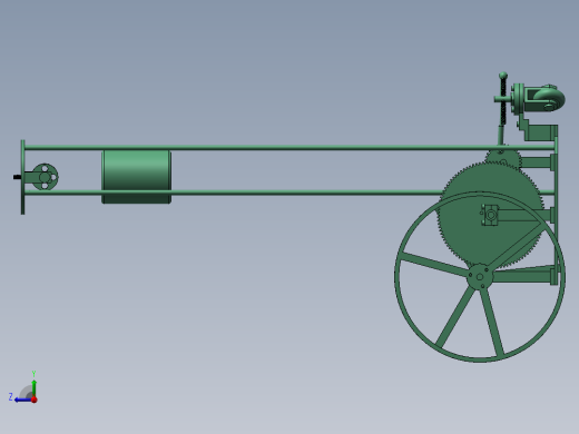 8字无碳小车设计技术说明模拟仿真三维模型素材右视缩略图