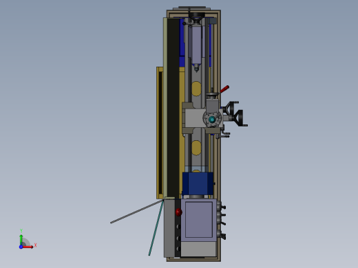 手动车床前视缩略图