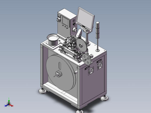 高速SMD编带设备包装机 机械设备 3D模型 设计素材