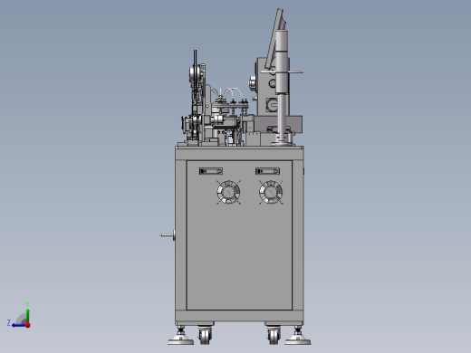 高速SMD编带设备包装机 机械设备 3D模型 设计素材右视缩略图